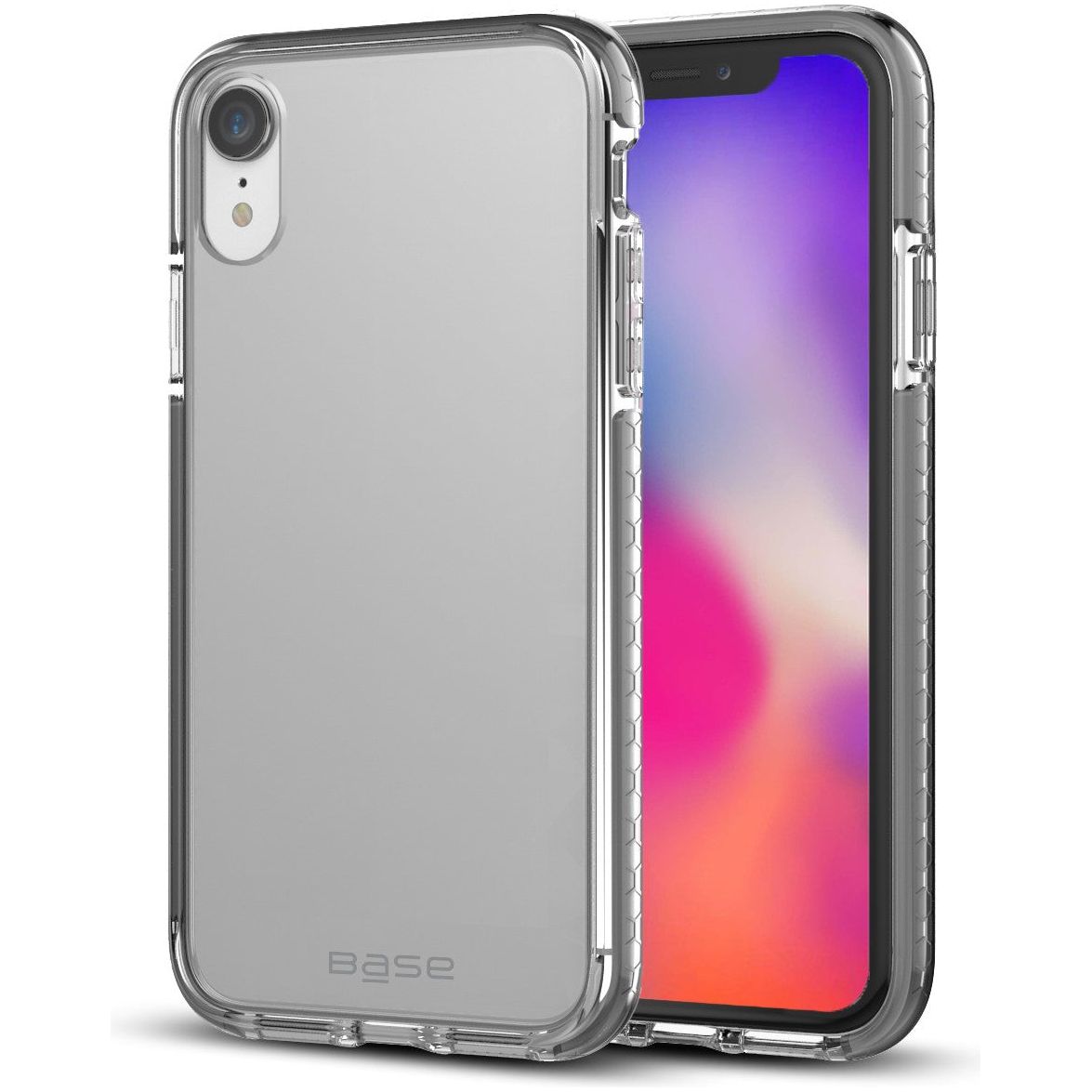 Base BORDERLINE - Dual Border Impact protection For iPhone XR - BLACK