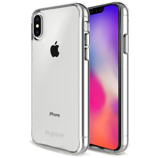 Base B-Air Crystal Clear Slim Protective Case For iPhone X Plus