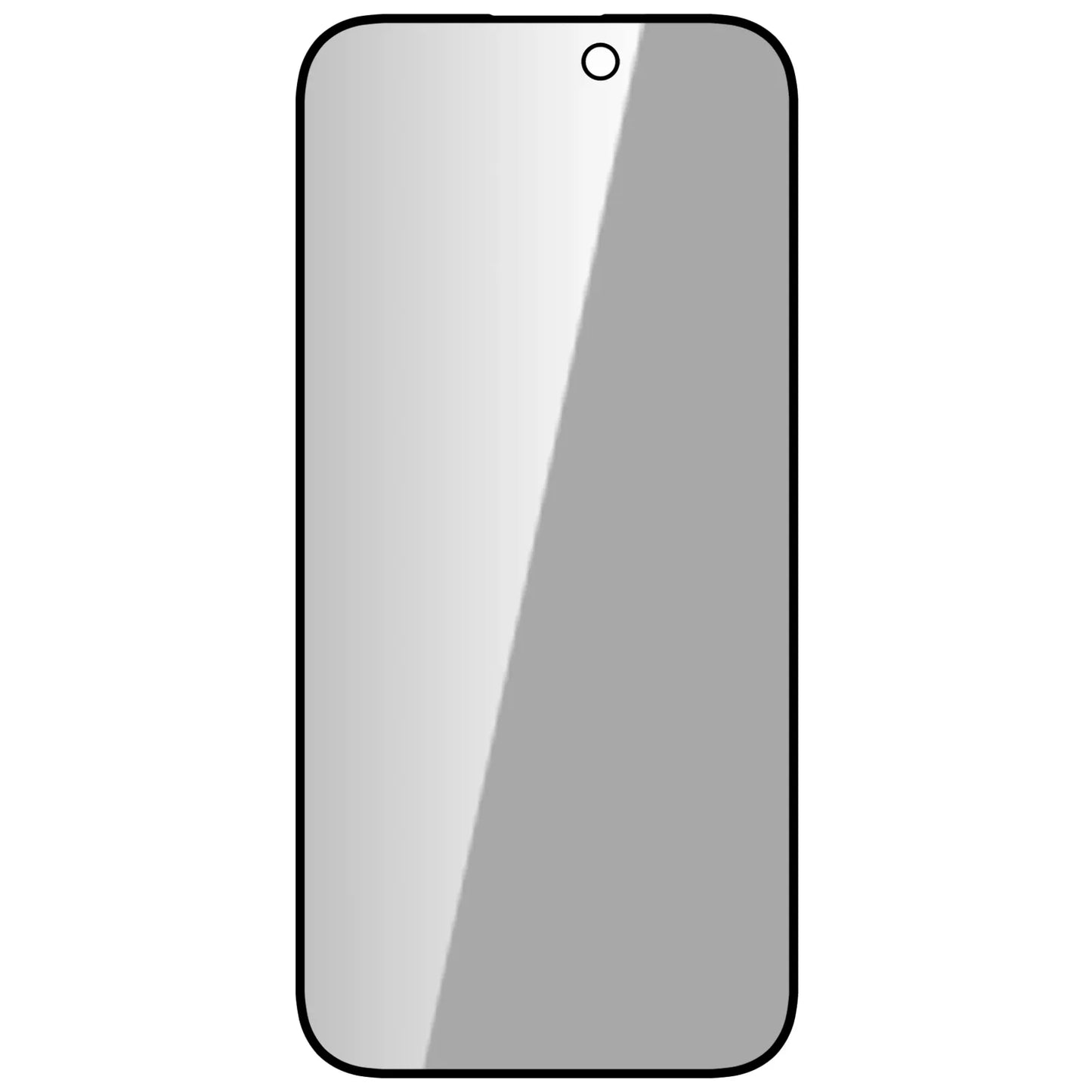 CH Privacy Tempered Glass iPhone 15/15 Pro/16