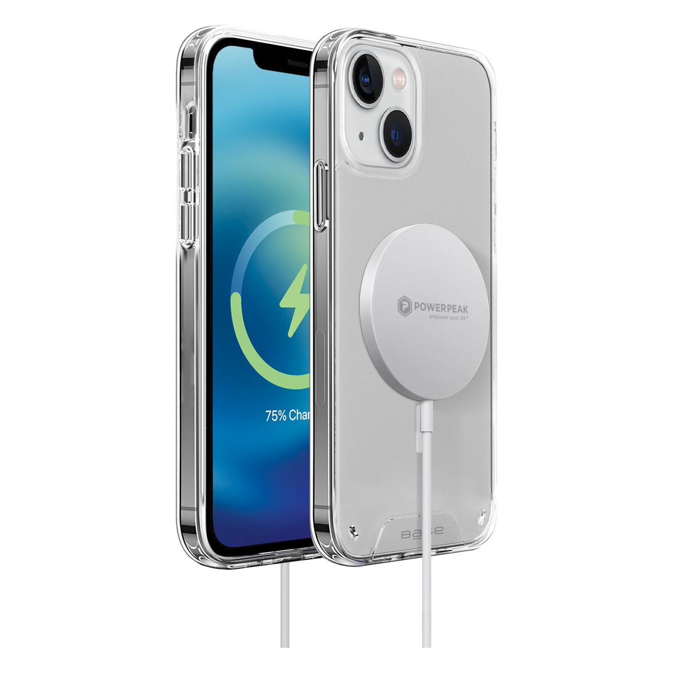 Base MagSafe Compatible B-Air For iPhone 13 (6.1) - Clear