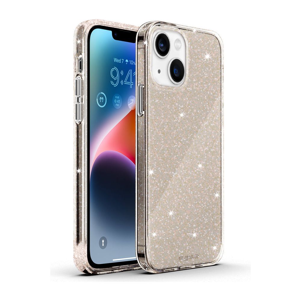 Base Crystalline Pro For iPhone 14 Pro Max (6.7) - High Quality - Gold