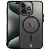 Base Iphone 15 Pro Max (6.7) DuoHybrid MagSafe Compatible- protective Case Black