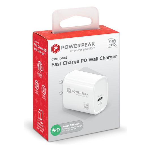 POWERPEAK 20W USB-C POWER ADAPTER PD