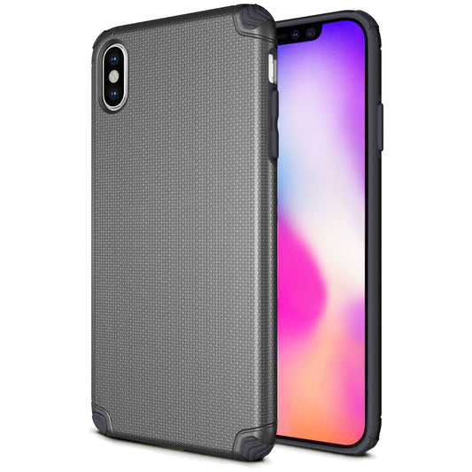 Base ProTech - Rugged Armor Protective Case for iPhone X Max - Grey