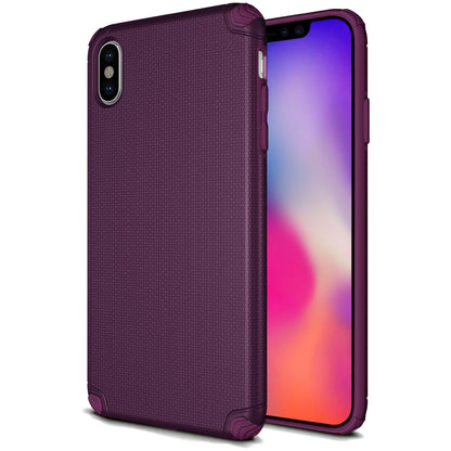 Base ProTech - Rugged Armor Protective Case for iPhone X Max - Purple