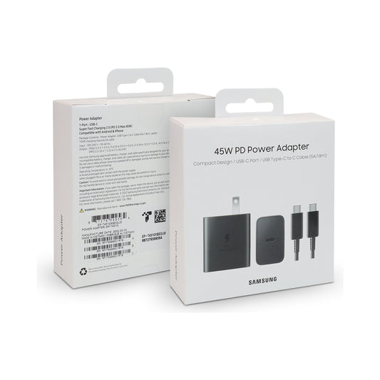 Samsung 45W USB-C Fast Charging Wall Charger, Black