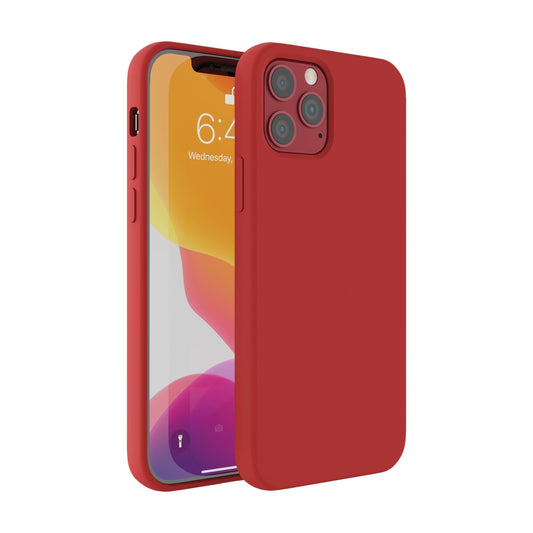 BASE LIQUID SILICONE GEL/RUBBER CASE IPHONE 12 MINI (5.4) - RED