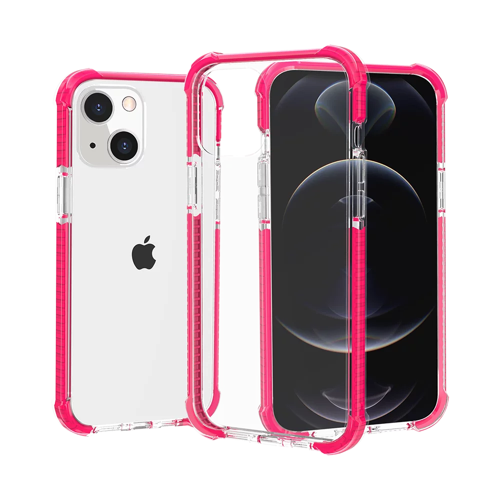 Base  IPhone 11 (6.1) -BORDERLINE  Dual Border Impact protection - Pink