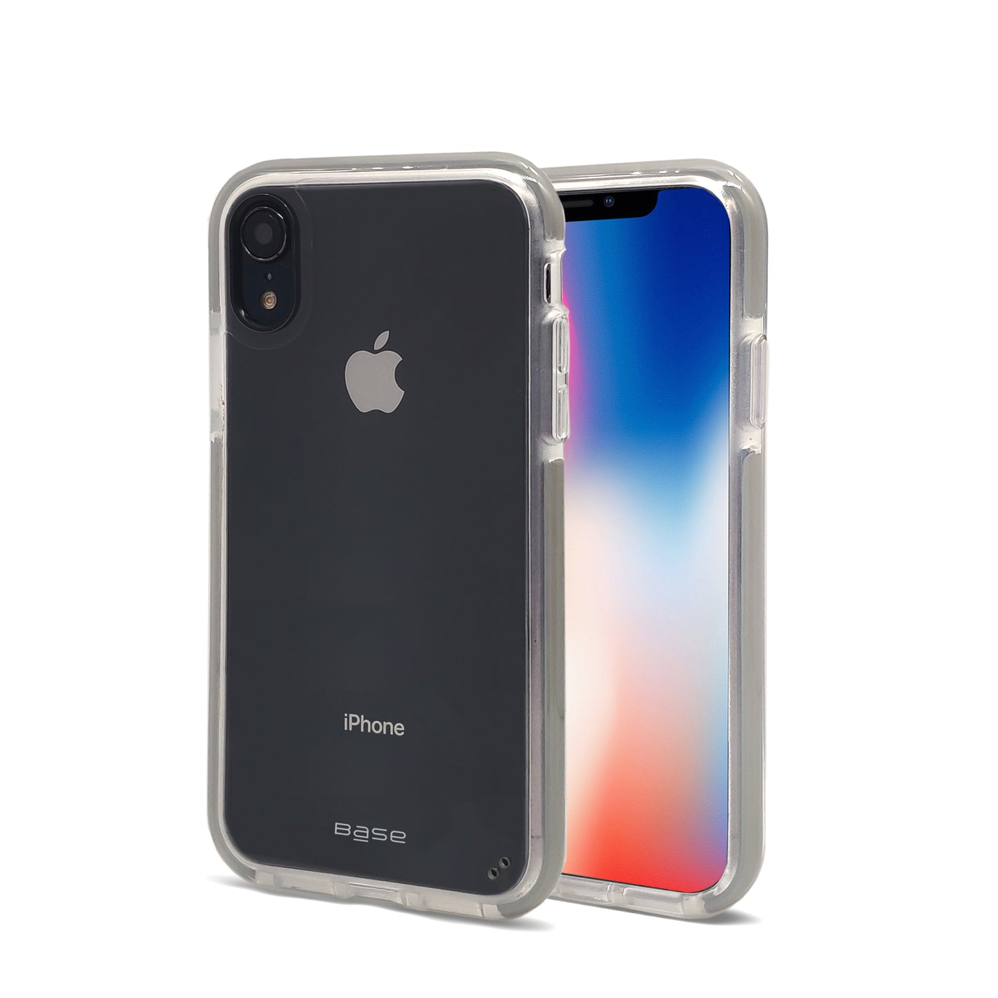 Base BORDERLINE - Dual Border Impact protection For iPhone XR - GREY