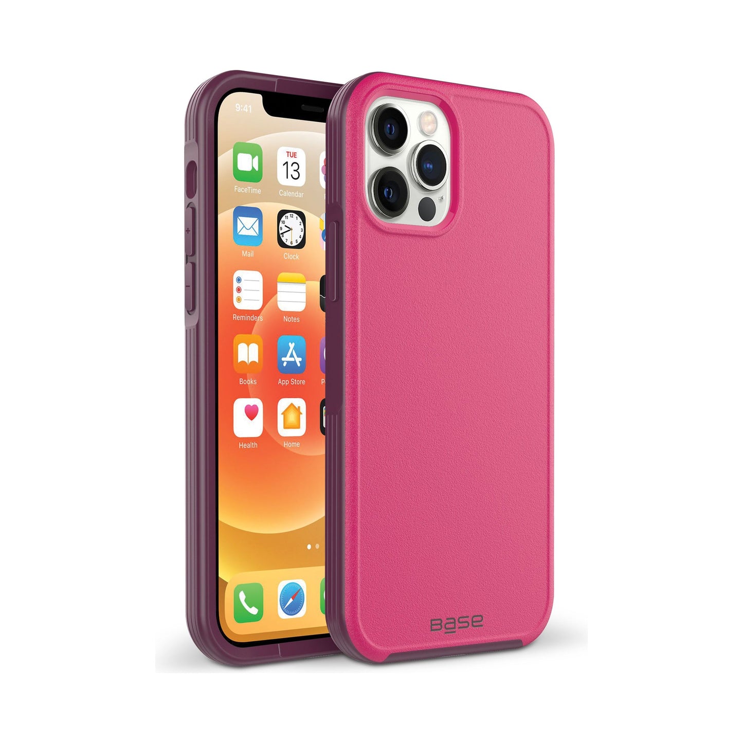 iPhone 13 PRO (6.1) - ProTech - Rugged Armor Protective Case - Pink (LIMITED EDITION)