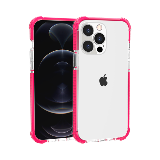 Base  IPhone 11 (6.1) -BORDERLINE  Dual Border Impact protection - Pink