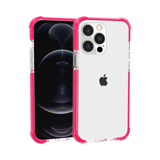 Base  IPhone 11 (6.1) -BORDERLINE  Dual Border Impact protection - Pink