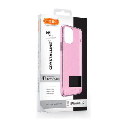 Base iPhone 12 / iPhone 12 Pro (6.1) - BORDERLINE Dual Border Impact protection - Pink