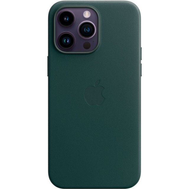 iPhone 14 Pro Max MAGSAFE Leather Case Green
