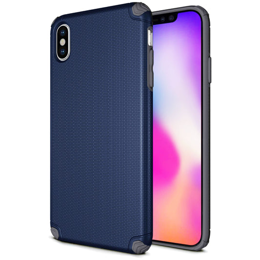 Base ProTech - Rugged Armor Protective Case for iPhone X Max - Blue