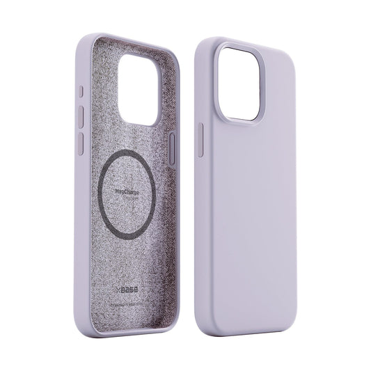 Base IPhone 15 Pro Max (6.7) Liquid Silicone Gel/Rubber MagSafe Compatible Case - Purple