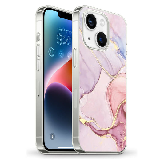 BASE IPHONE 14 PRO (6.1) - MARBLE LUXURY SHOCKPROOF COVER CASE -COLORFUL(LIMITED EDITION)